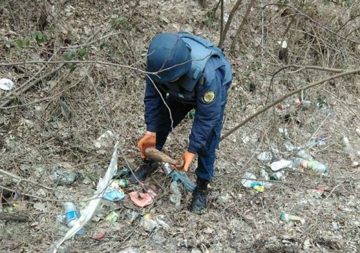 Закарпатські рятувальники знищили два вибухонебезпечні предмети часів війни (ФОТО)